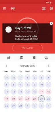 Birth Control Pill Reminder android App screenshot 12