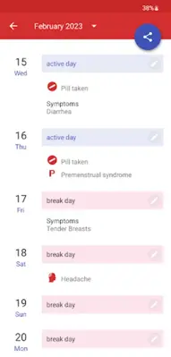 Birth Control Pill Reminder android App screenshot 6